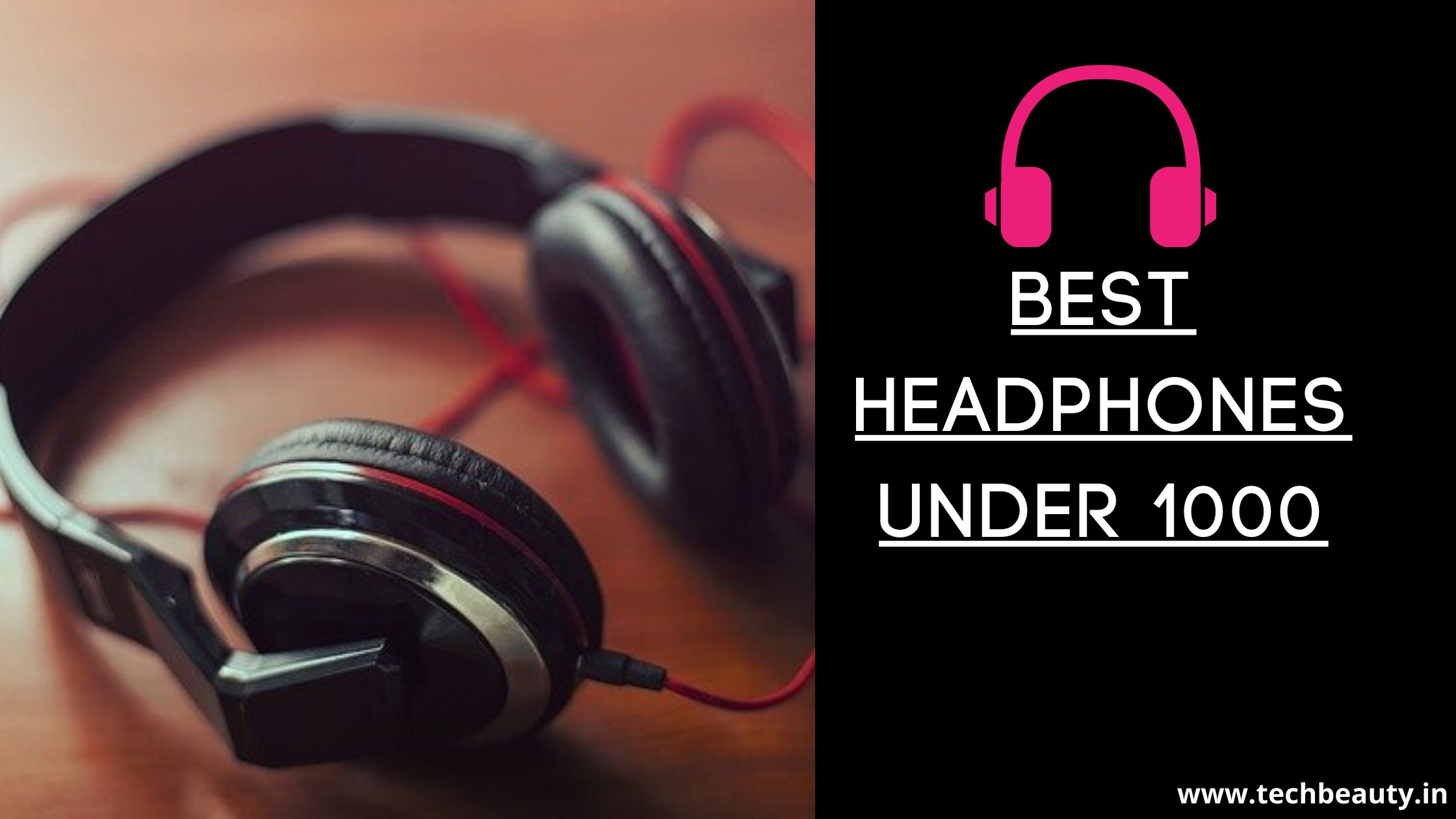 over ear headphones with mic under 1000