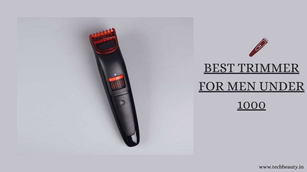 best trimmer for men under 1000