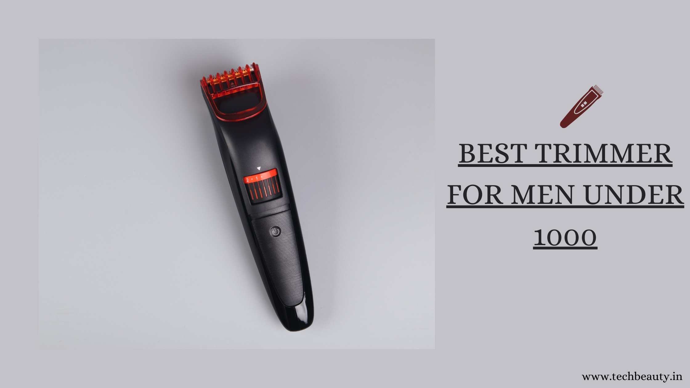 best hair trimmer for men under 1000